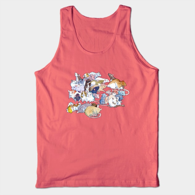 Rat Love Tank Top by UntidyVenus